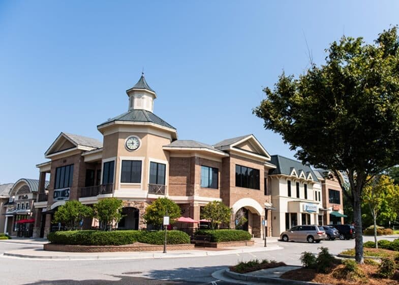 Exterior of building that houses Opus Virtual Offices located in Dacula, Georgia