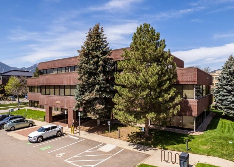 Exterior of building that houses Opus Virtual Offices located in Boulder, Colorado