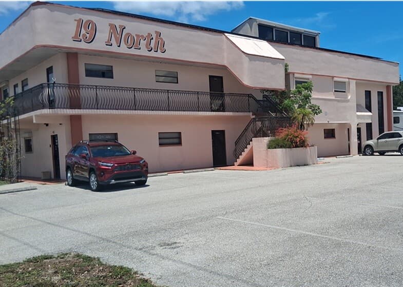 Exterior of building that houses Opus Virtual Offices located in Cape Coral, Florida