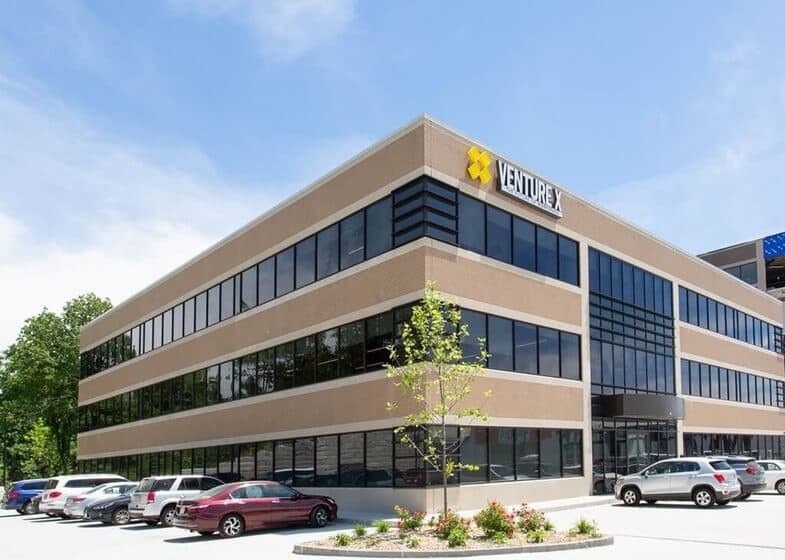 Exterior of building that houses Opus Virtual Offices located in Marlborough, Massachusetts