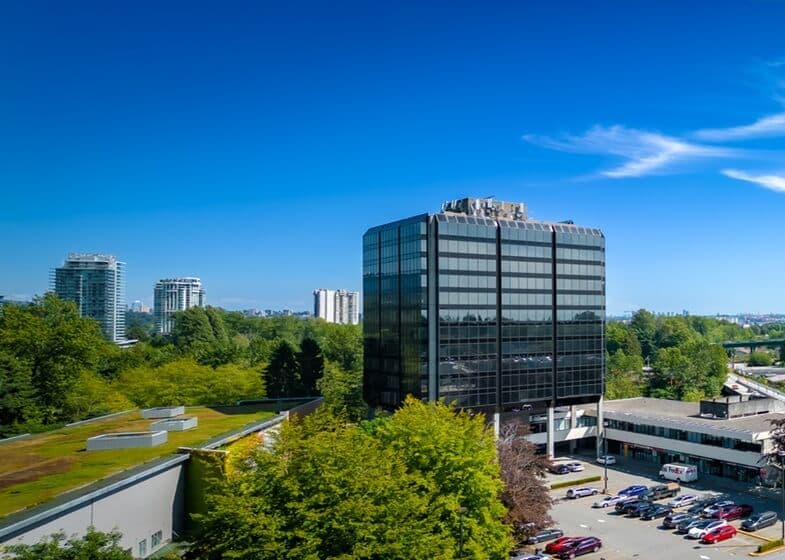 Exterior of building that houses Opus Virtual Offices located in West Vancouver, British Columbia