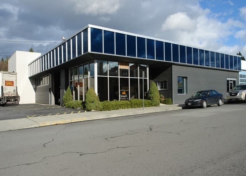 Exterior of building that houses Opus Virtual Offices located in Coeur D Alene, Idaho
