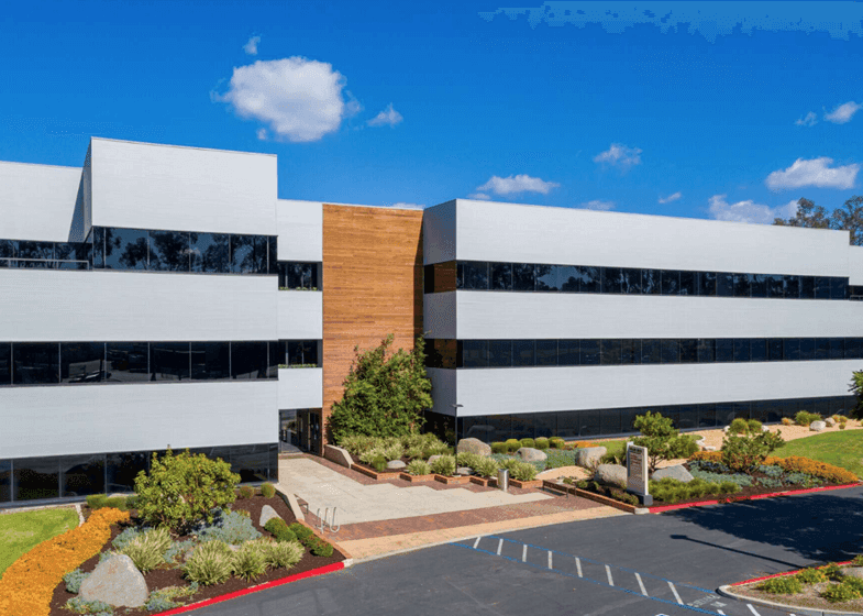 Exterior of building that houses Opus Virtual Offices located in San Diego, CA