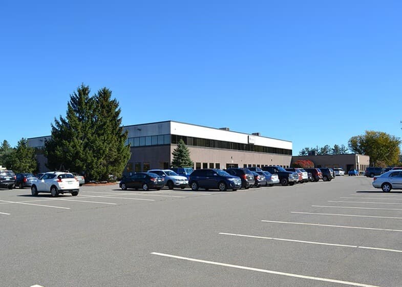 Exterior of building that houses Opus Virtual Offices located in Nashua, New Hampshire