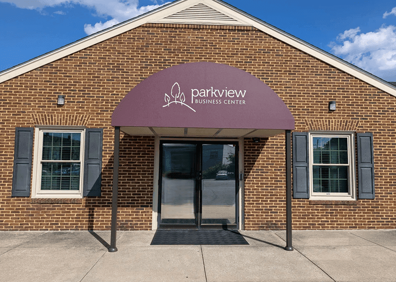 Exterior of building that houses Opus Virtual Offices located in Hagerstow, Maryland