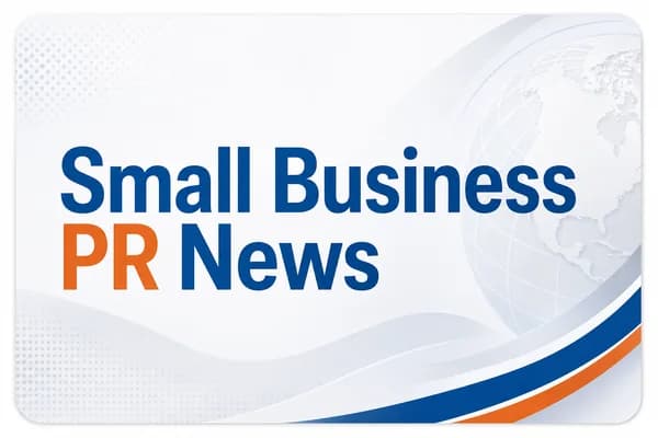 Small Business PR News logo with globe graphic on light background