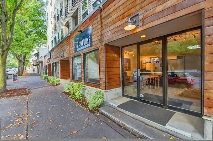 Exterior of building that houses Opus Virtual Offices located in Seattle, Washington