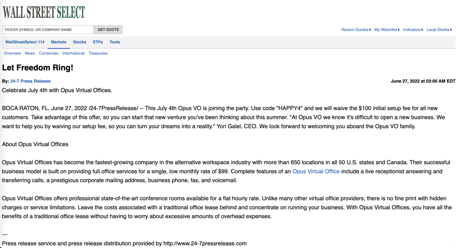 Premium Virtual Office Solutions Opus Virtual Offices