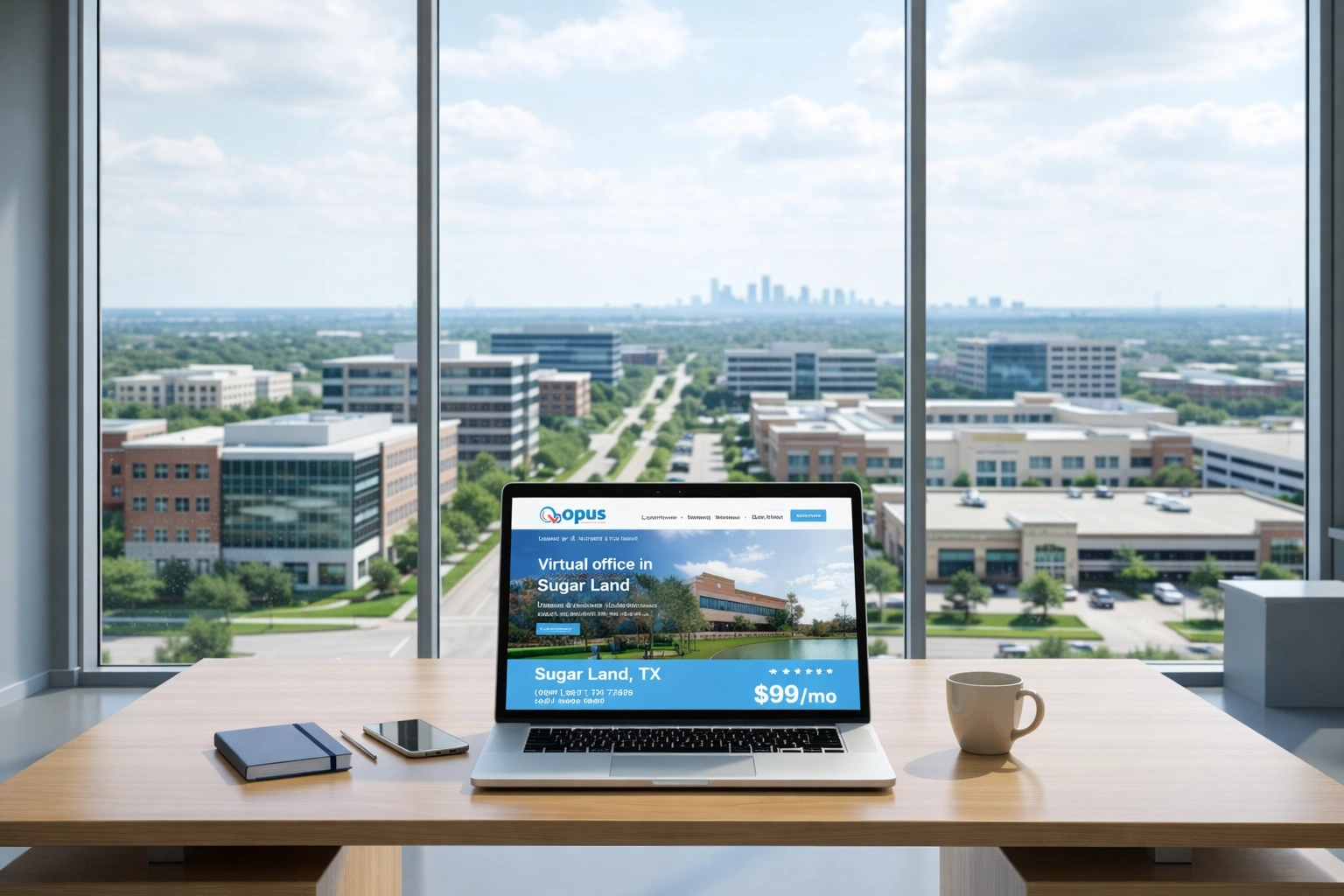 Best Virtual Office in Sugar Land (2026 Guide) - Opus Virtual Offices
