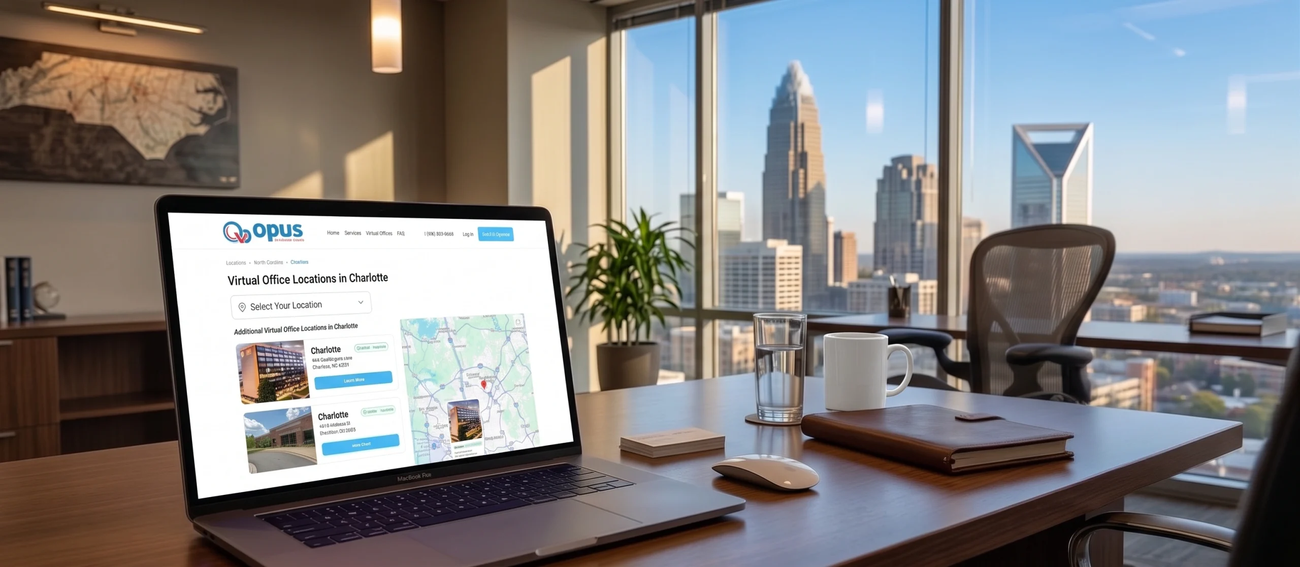 Best Virtual Office in Charlotte (2026 Guide) - Opus Virtual Offices
