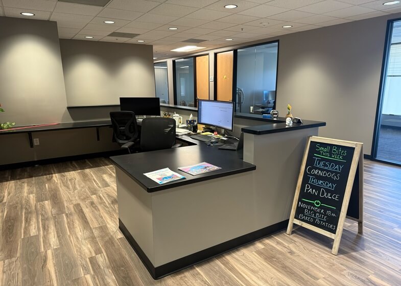 Virtual office reception area located in Tucson, Arizona