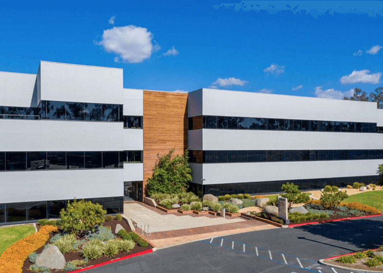 Exterior of building that houses Opus Virtual Offices located in San Diego, CA